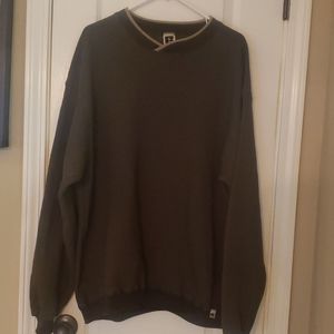 Textured Olive Green Sweater/Sweatshirt